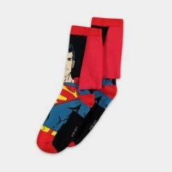 DC Comics Superman Sokken -43/46- Caped Zwart
