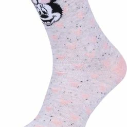 3x Grijs-roze Damessokken Minnie En Mickey DISNEY 37-42 -Exporteren beenmode winkel 550x810 2