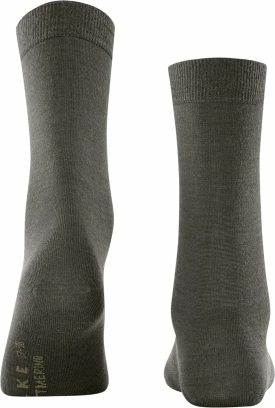 FALKE Softmerino Dik Halfhoog Comfortabel Zonder Motief Zacht Winter Warm Ondoorzichtig Merinowol Katoen Groen Dames Sokken - Maat 39-40 5 FALKE Softmerino Dik Halfhoog Comfortabel Zonder Motief Zacht Winter Warm Ondoorzichtig Merinowol Katoen Groen Dames Sokken - Maat 39-40 - Afbeelding 3