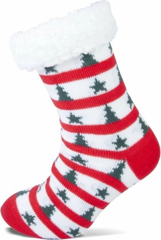 HomeSocks Antislip Kerstsokken Met Kerstboom 3 HomeSocks Antislip Kerstsokken Met Kerstboom