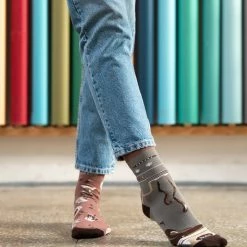 More Fashion - Dames Sokken - 35/38 - 4-Pack - Coffee & Cake - MADE IN EU -Exporteren beenmode winkel 550x824 9