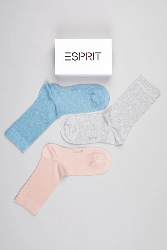 Esprit Solid Mix 3 Pack Verstevigde Damessokken Zonder Patroon Ademend Dun Eenkleurig Eco-vriendelijk Organisch Duurzaam Katoen Lyocell Multipack Veelkleurig Dames Sokken - Maat 39-42 8 Esprit Solid Mix 3 Pack Verstevigde Damessokken Zonder Patroon Ademend Dun Eenkleurig Eco-vriendelijk Organisch Duurzaam Katoen Lyocell Multipack Veelkleurig Dames Sokken - Maat 39-42 - Afbeelding 6