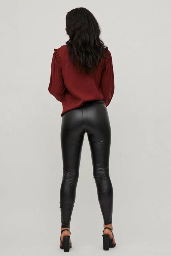 VILA VIBARB COATED HW LEGGING - NOOS Dames Legging - Maat L 7 VILA VIBARB COATED HW LEGGING - NOOS Dames Legging - Maat L - Afbeelding 5