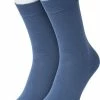 Bonnie Doon Basic Sokken Dames Jeans Blauw Maat 36/42 - 2 Paar - Basis Katoenen Sok - Gladde Naden - Brede Boord - Uitstekend Draagcomfort - Perfecte Pasvorm - 2-pack - Multipack - Effen - Denim - Jeans - OL834222.27 -Exporteren beenmode winkel 550x837